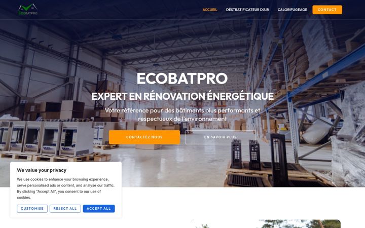 Screenshot of ecobatpro.pro