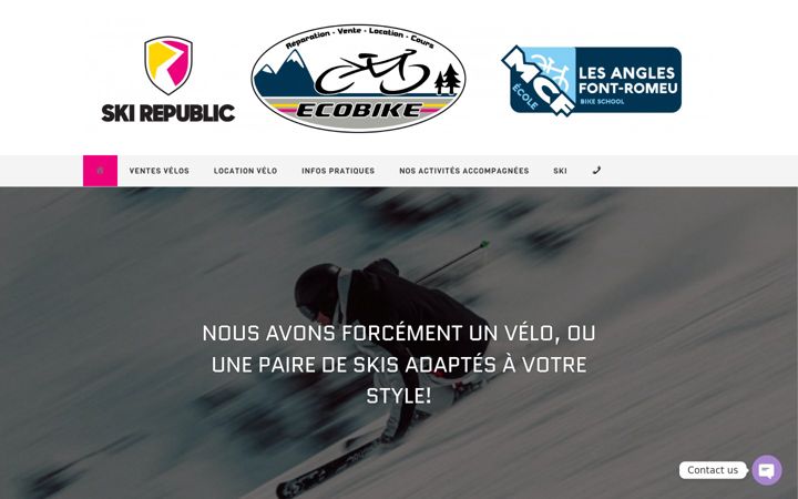 Screenshot of ecobike.fr