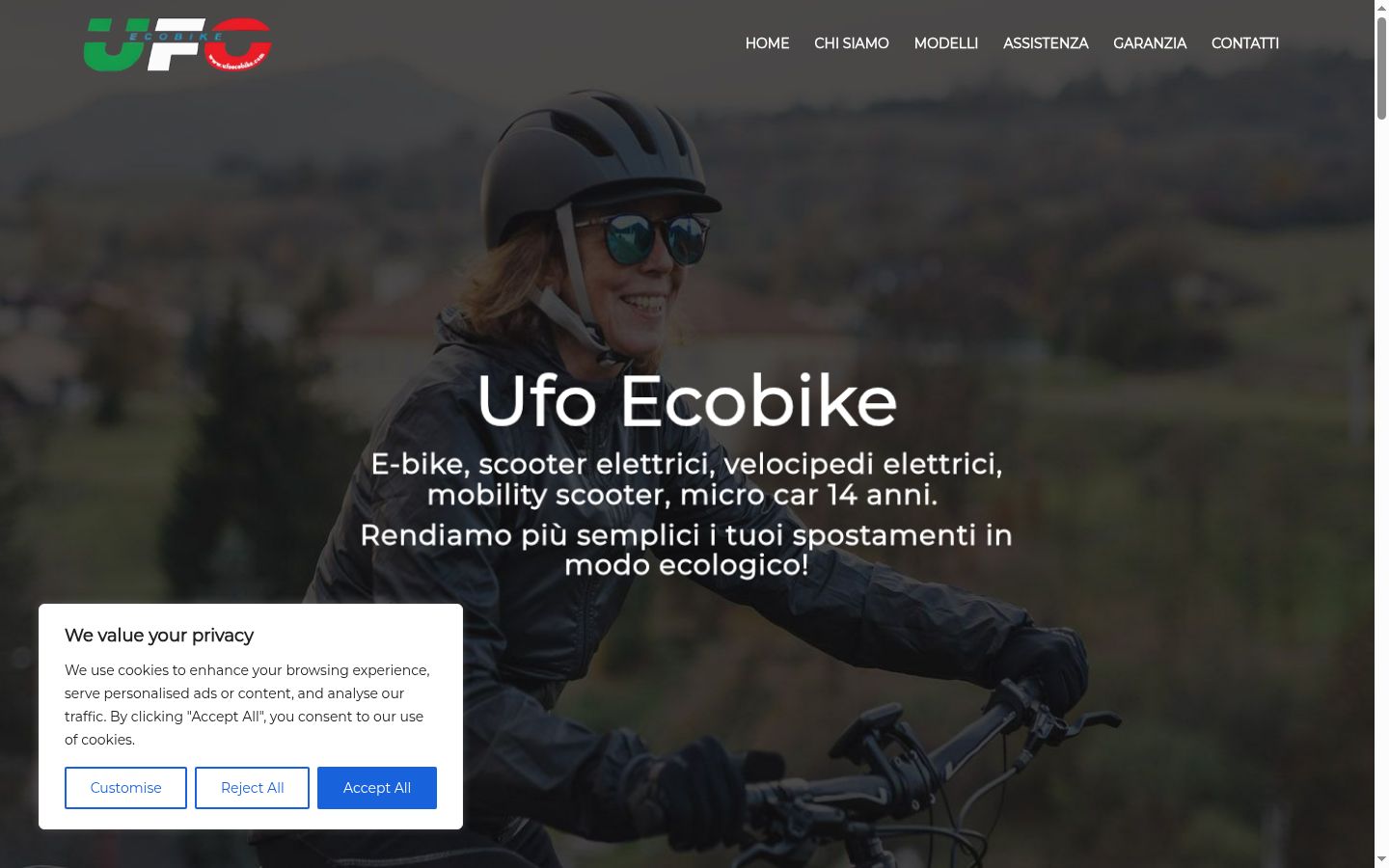 Sutikimo reklamjuostės, rodytos prieš bet kokią sąveiką, ekrano kopija