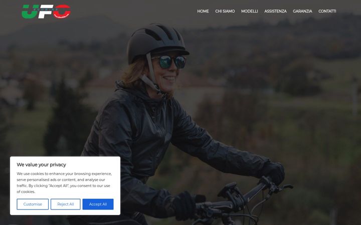 Ekrano kopija ecobiketwist.altervista.org