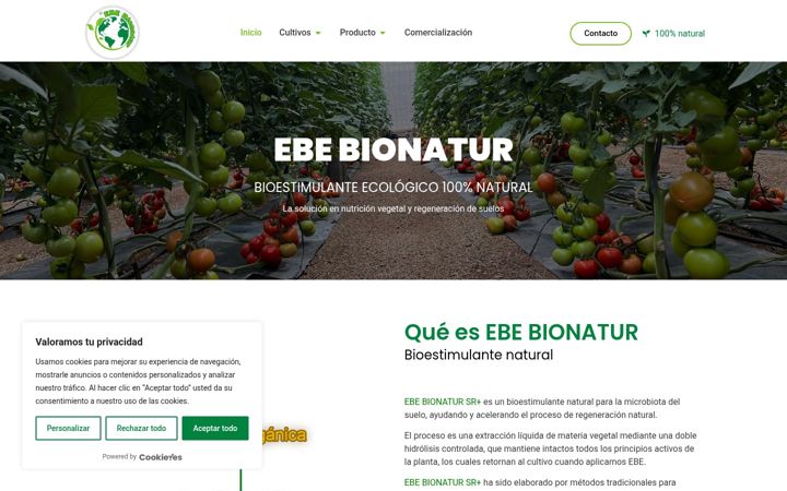 Screenshot of ecobionatur.com