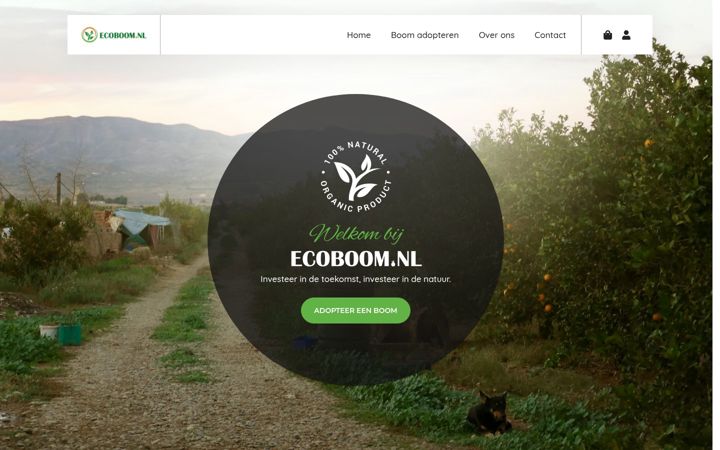 Screenshot of ecoboom.nl