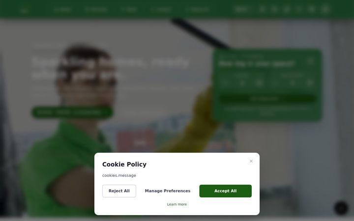 Screenshot of ecobrightclean.de