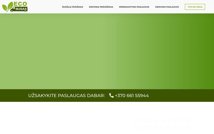 Snímek obrazovky ecobusas.lt