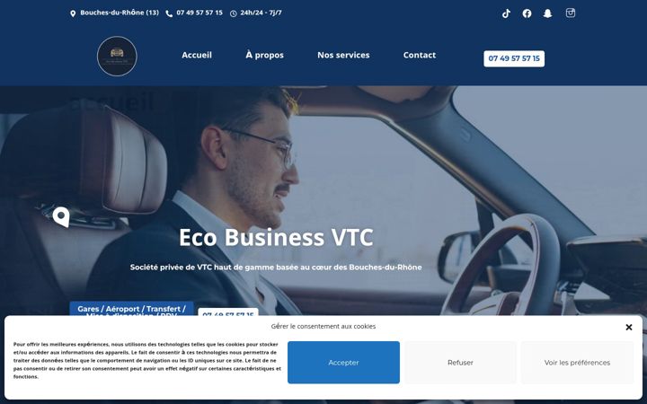 Screenshot of ecobusiness-vtc.fr