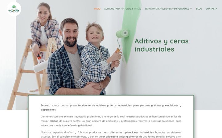 Screenshot ta' ecocera.eu