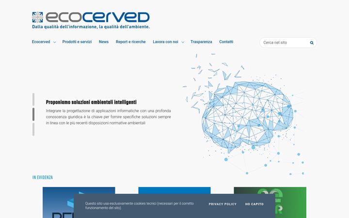 Screenshot of ecocerved.it