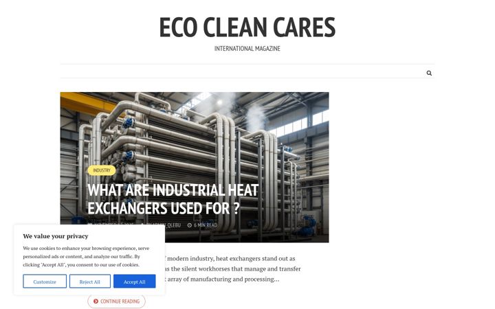Screenshot of ecocleancares.com