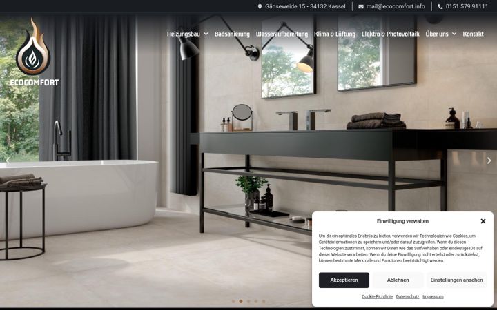 Skærmbillede af ecocomfort.info
