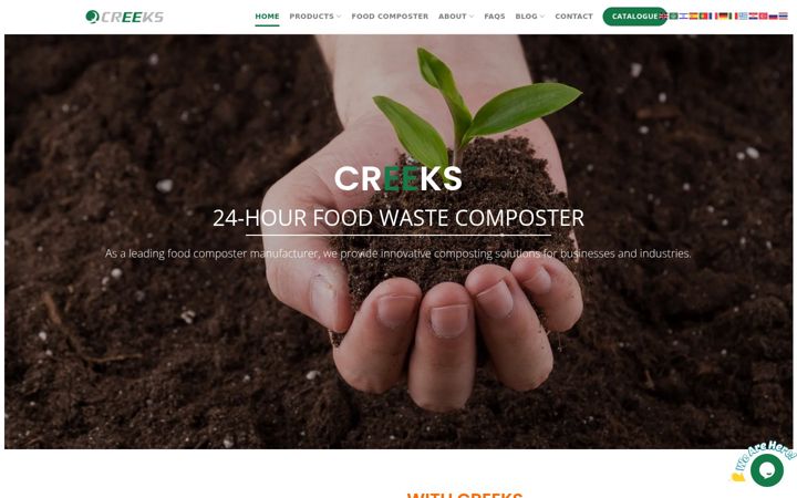 Screenshot of ecocompostmachine.com