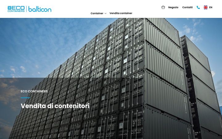 Zrzut ekranu ecocontainers.it