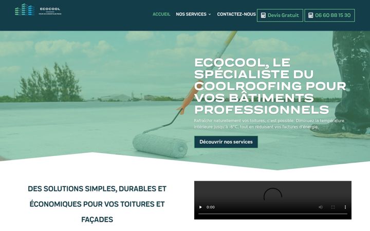 Screenshot of ecocool-france.fr
