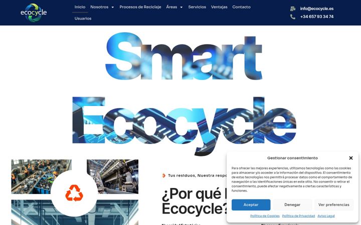 Skjermbilde av ecocycle.es