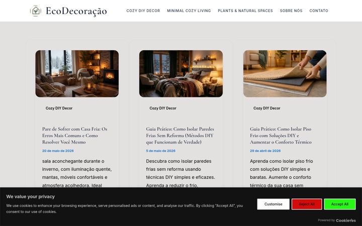 Screenshot of ecodecoracao.com