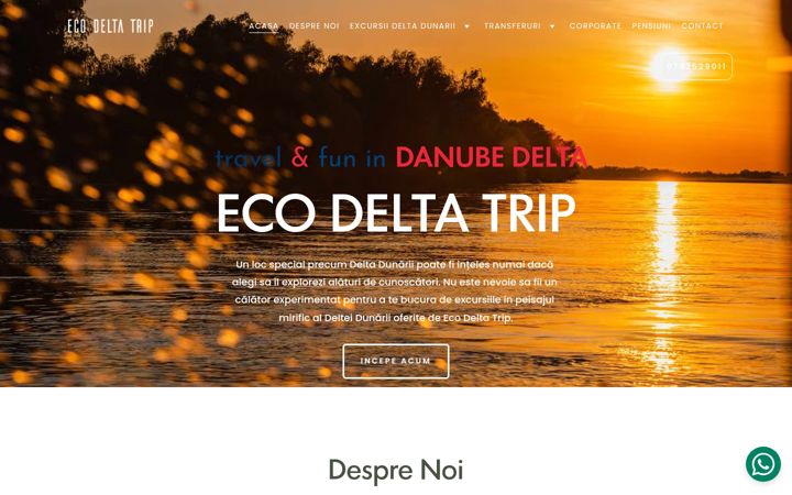 Screenshot of ecodeltatrip.ro