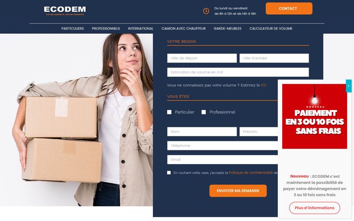 Screenshot of ecodem-demenagement.fr