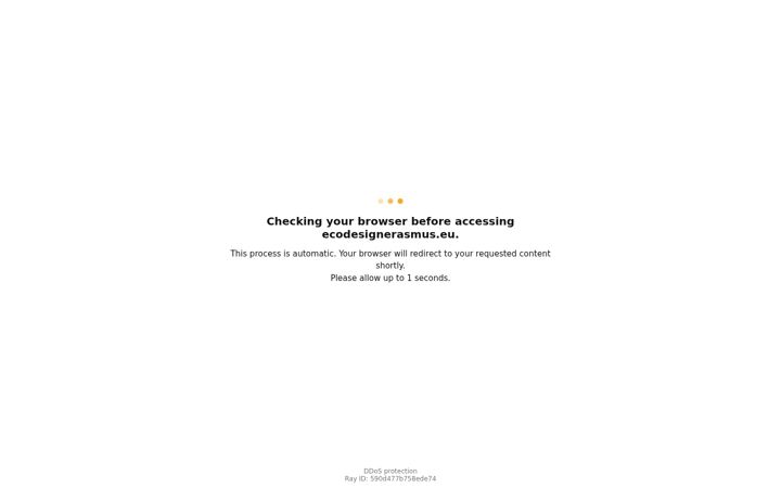 Screenshot of ecodesignerasmus.eu