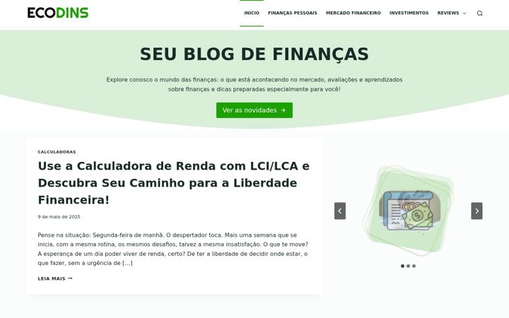 Screenshot of ecodins.com