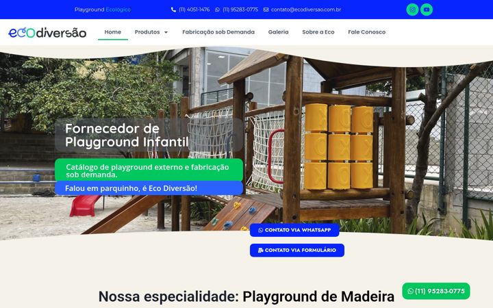 Skärmbild av ecodiversao.com.br