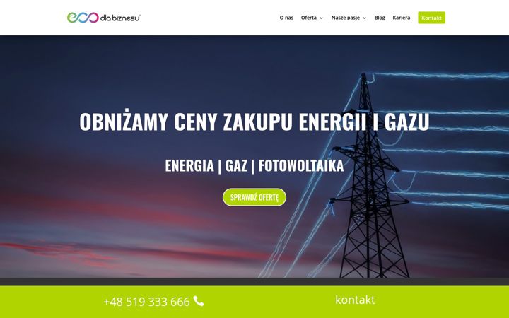 Screenshot of ecodlabiznesu.pl