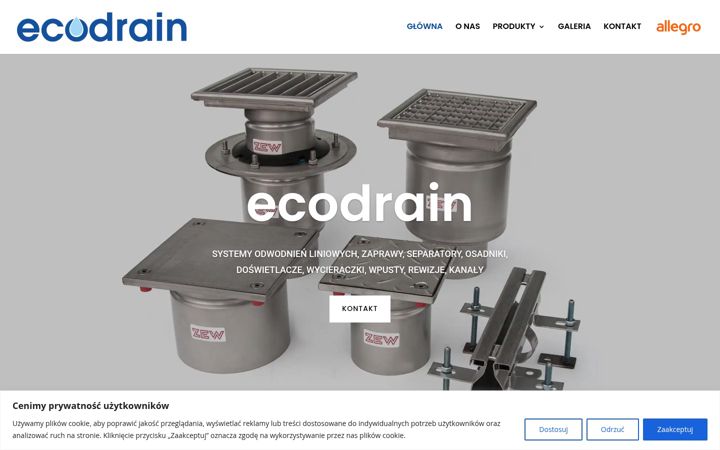 Screenshot ta' ecodrain.eu