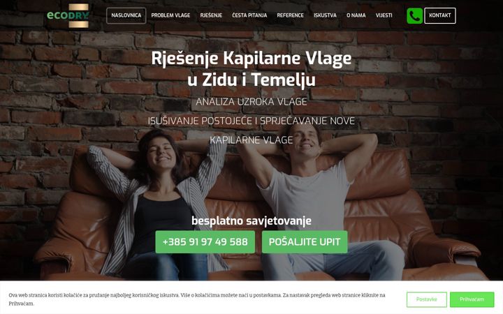 Screenshot of ecodry.eu