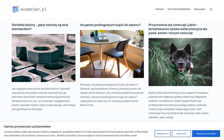 Screenshot of ecodzien.pl