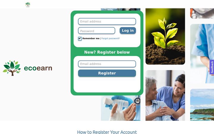 Screenshot of ecoearn.co.uk