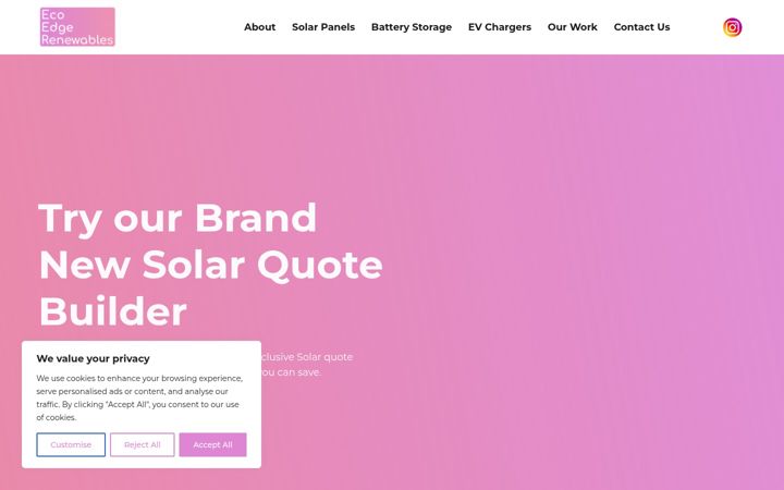 Screenshot of ecoedgerenewables.com