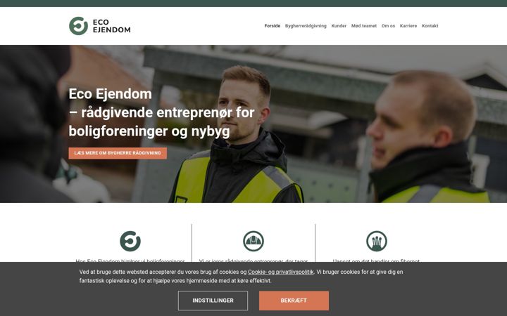 Screenshot of ecoejendom.dk