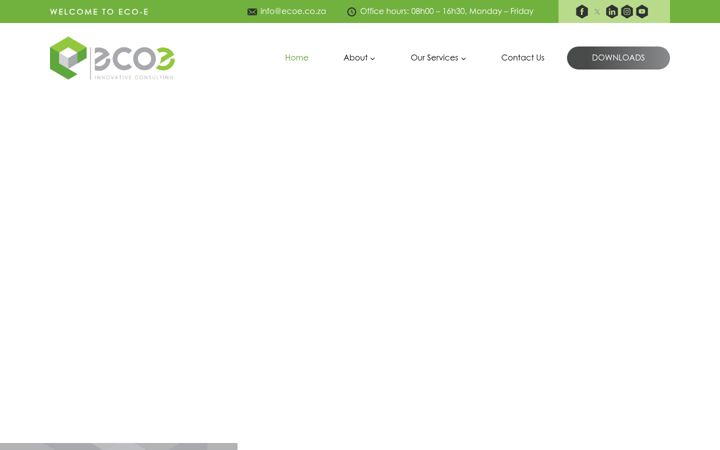 Screenshot ta' ecoelementum.co.za