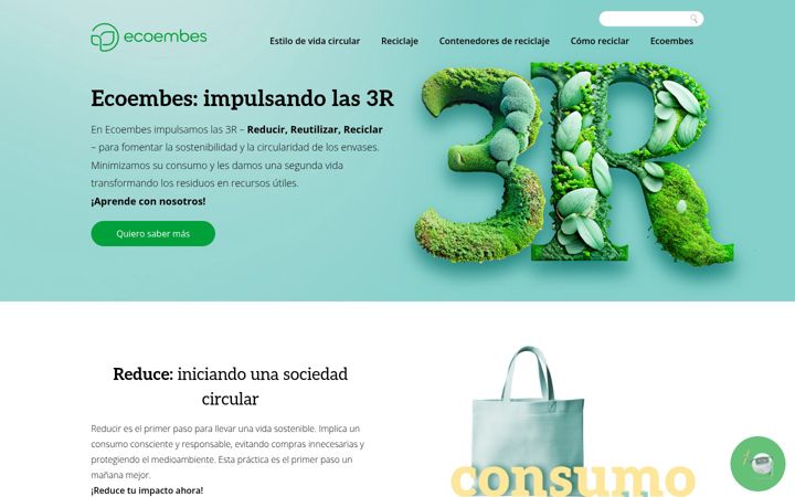 Screenshot of ecoembesdudasreciclaje.es