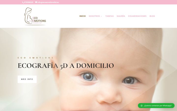 Skjermbilde av ecoemotions5d.es