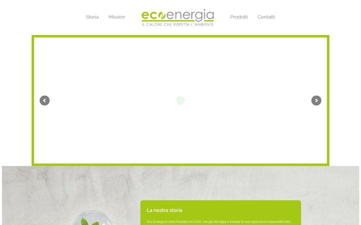 Captura de pantalla de ecoenergiacombustibili.it