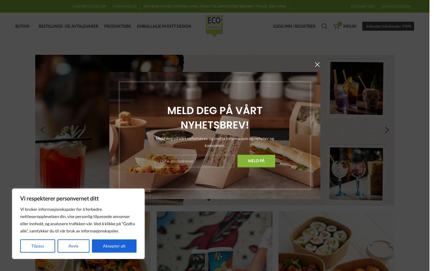 Sutikimo reklamjuostės, rodytos prieš bet kokią sąveiką, ekrano kopija