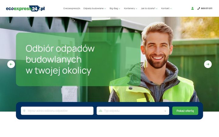 Captura de ecrã de ecoexpress24.pl