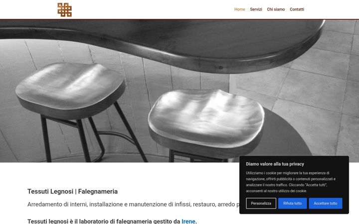 Screenshot of ecofalegnameria.it