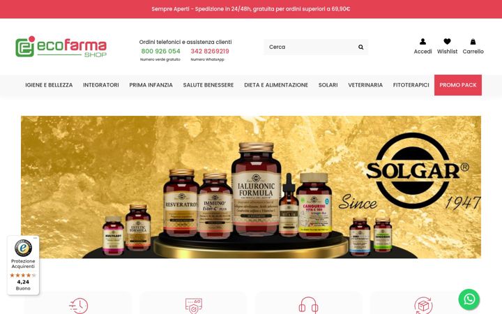 Screenshot of ecofarma.it