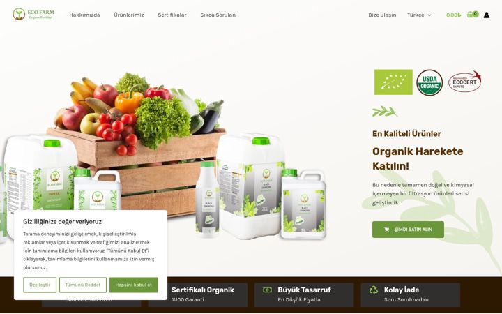 Screenshot of ecofarmpro.com