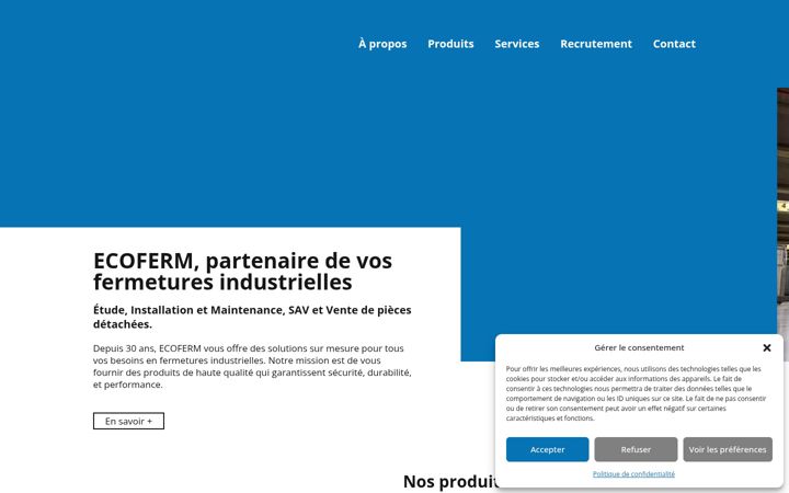 Screenshot of ecoferm.net