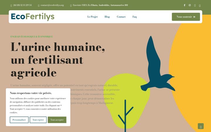 Ekrano kopija ecofertilys.org