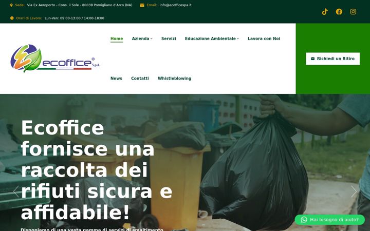 Screenshot of ecofficesrl.it