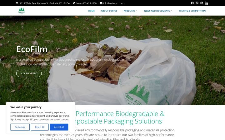 Screenshot of ecofilm.com
