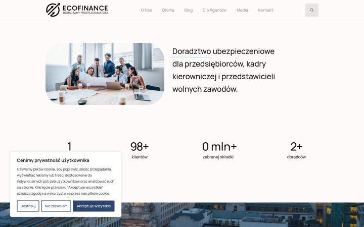 Screenshot of ecofinance.pl