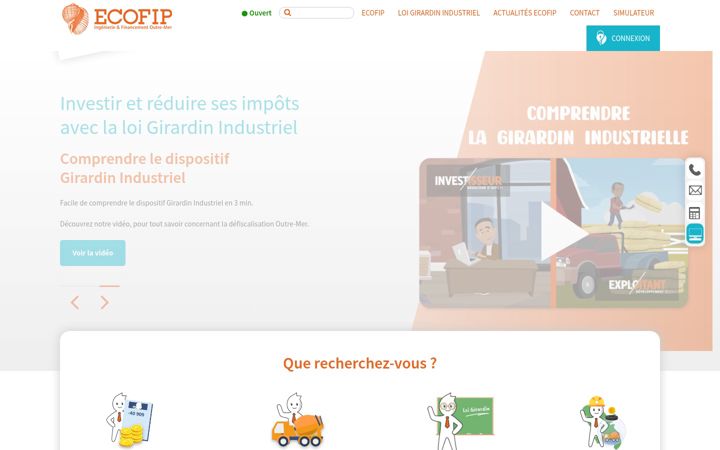 Screenshot of ecofip.com