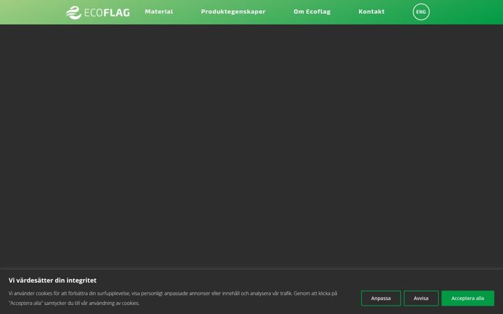 Screenshot von ecoflag.se