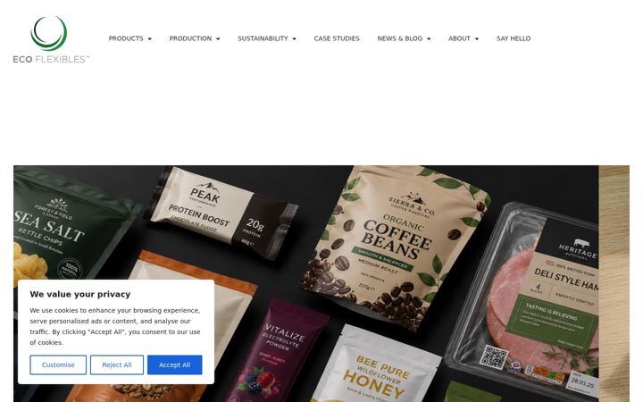 Screenshot of ecoflexibles.com
