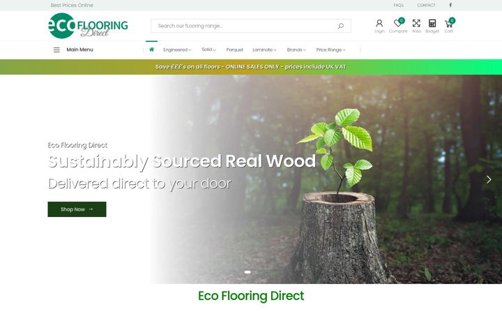 Screenshot of ecofloorsdirect.co.uk