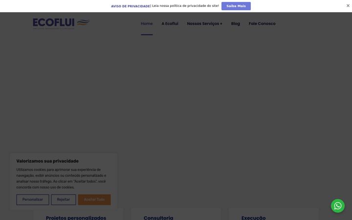 Skärmbild av ecoflui.com.br