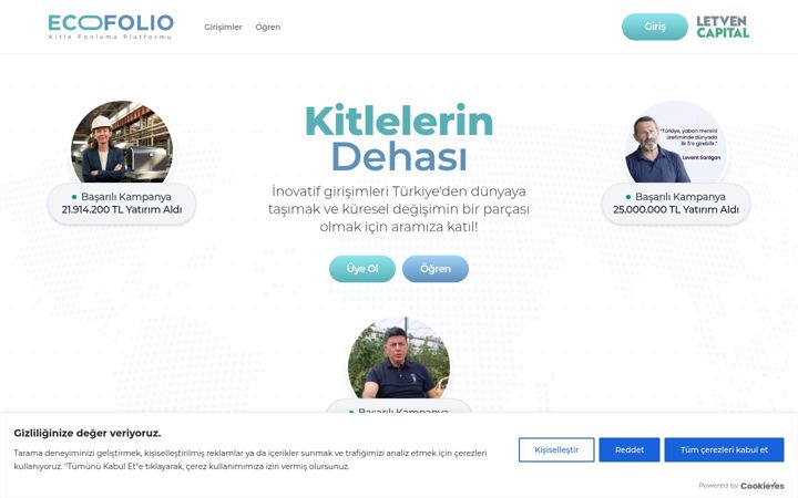 Screenshot of ecofolio.com.tr